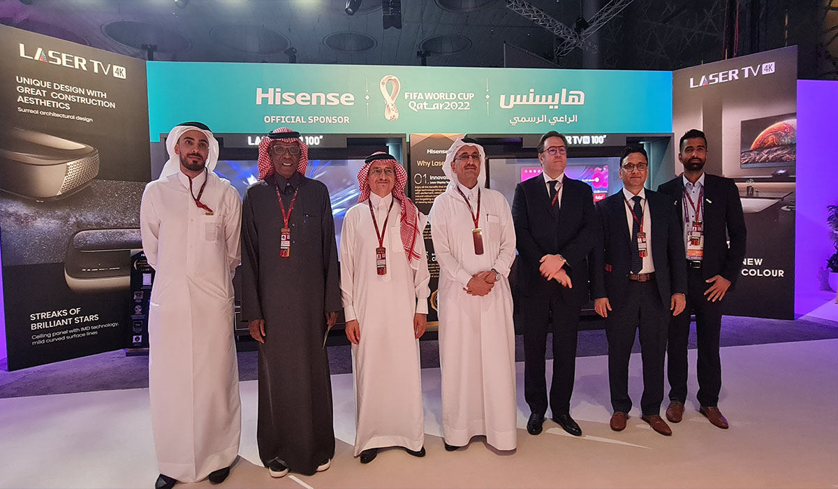 Hisense debuts Laser TV L9G at the FIFA World Cup Qatar 2022